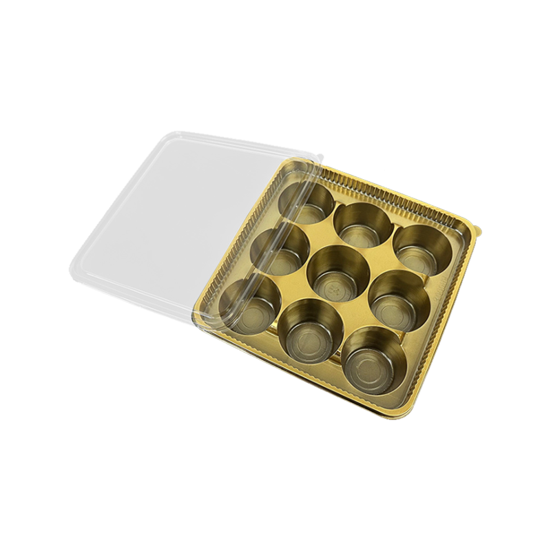 9-cavitatis circularis PET Candy packaging arca