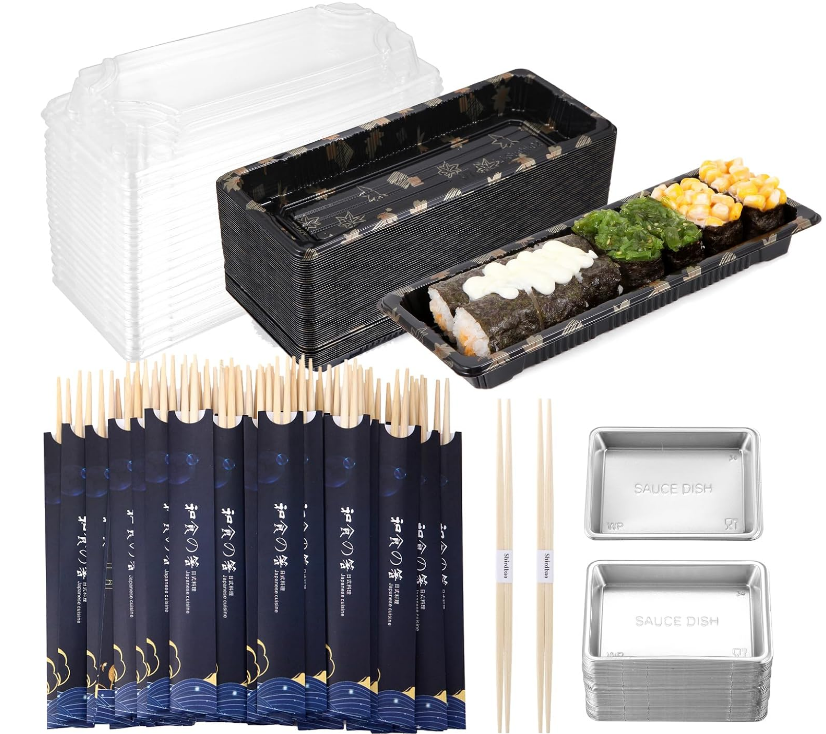 An fructus Plastic Sushi Box cum securo venit, operculo Leak-probationis ne sucus fructuum sushi cellulas in onerariis contaminaret?